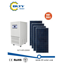 Off Grid Solar Power System mit 2000 Watt Sonnenkollektoren